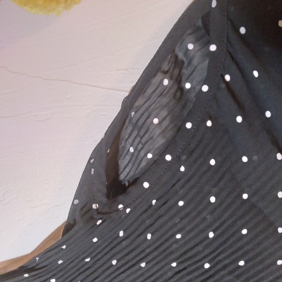 Michel Studio Plus Flowy Polka-dot Dress Size 20 - Picture 3 of 5